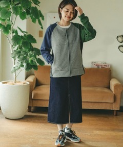 シャギースウェットノーカラーＪＫＴ