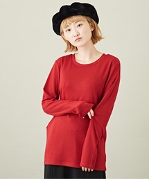 CUBE SUGAR（キューブシュガー）の「ウォームフライス 長袖 クルーネック（Tシャツ/カットソー）」