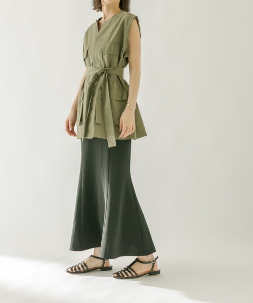 mystic(ミスティック)の「ストレッチマーメイドスカート(スカート・レディース・アイボリー/ブラック/パープル/ダークパープル/オフホワイト・1/2)」の19枚目の写真