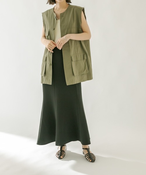 mystic(ミスティック)の「ストレッチマーメイドスカート(スカート・レディース・アイボリー/ブラック/パープル/ダークパープル/オフホワイト・1/2)」の17枚目の写真