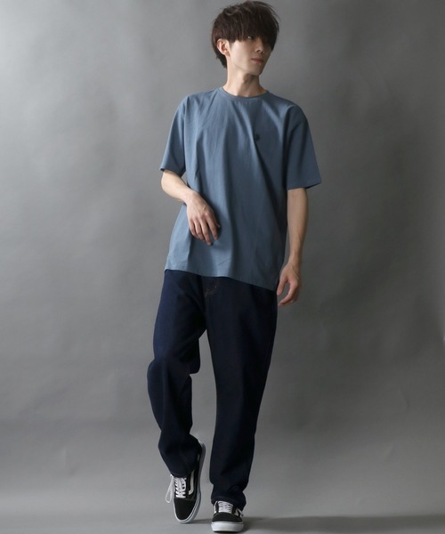 SITRY(シトリー)の「Wide Tapered Denim pants/ワイドテーパード デニムパンツ(デニムパンツ・メンズ・インディゴブルー/ライトインディゴブルー/ワンウォッシュ/キナリ/ブラック系その他/ブルー系その他・M/L)」の11枚目の写真