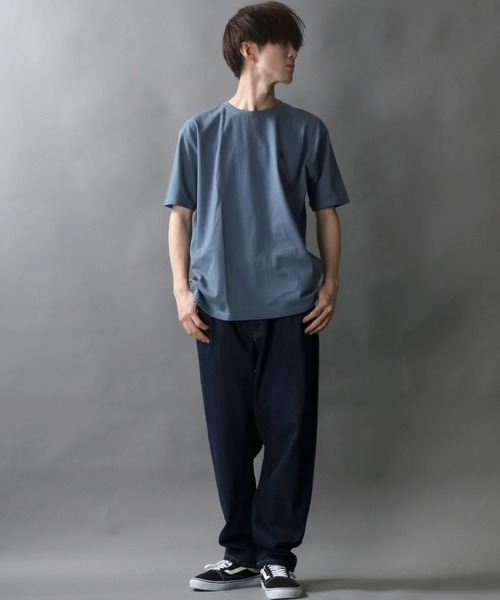 SITRY(シトリー)の「Wide Tapered Denim pants/ワイドテーパード デニムパンツ(デニムパンツ・メンズ・インディゴブルー/ライトインディゴブルー/ワンウォッシュ/キナリ/ブラック系その他/ブルー系その他・M/L)」の21枚目の写真