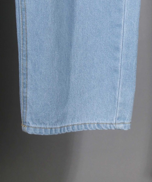 SITRY(シトリー)の「Wide Tapered Denim pants/ワイドテーパード デニムパンツ(デニムパンツ・メンズ・インディゴブルー/ライトインディゴブルー/ワンウォッシュ/キナリ/ブラック系その他/ブルー系その他・M/L)」の8枚目の写真