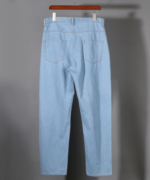 SITRY(シトリー)の「Wide Tapered Denim pants/ワイドテーパード デニムパンツ(デニムパンツ・メンズ・インディゴブルー/ライトインディゴブルー/ワンウォッシュ/キナリ/ブラック系その他/ブルー系その他・M/L)」の17枚目の写真