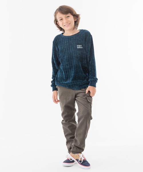 KRIFF MAYER Kid's Collection（クリフメイヤーキッズコレクション）の「テクテクパンツ（その他パンツ・キッズ・ブラック/ダークグレー/カーキ/ネイビー/ベージュ・120/160/150/140/130/170）」の9枚目の写真