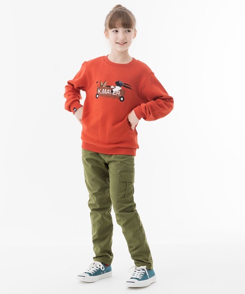 KRIFF MAYER Kid's Collection（クリフメイヤーキッズコレクション）の「テクテクパンツ（その他パンツ・キッズ・ブラック/ダークグレー/カーキ/ネイビー/ベージュ・120/160/150/140/130/170）」の12枚目の写真