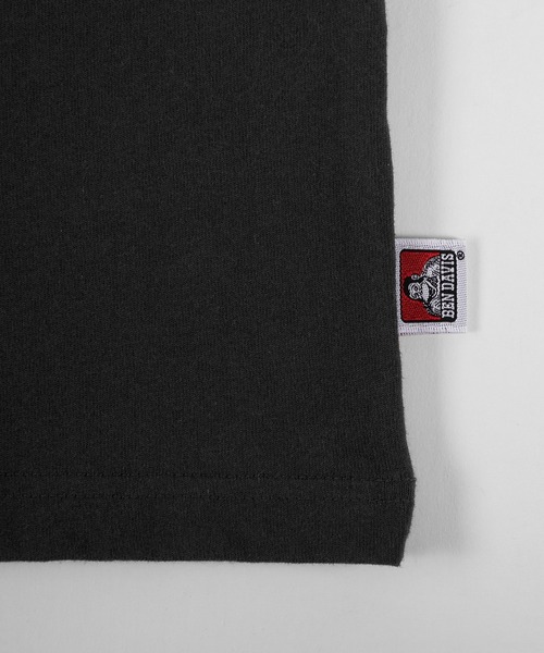 BEN DAVIS(ベンデイビス)の「【BEN DAVIS/ベンデイビス】 バックプリントオーバルロゴ 袖プリント ロンT(Tシャツ/カットソー・メンズ・ホワイト/ブラック/オリーブ・M/L/XL)」の19枚目の写真