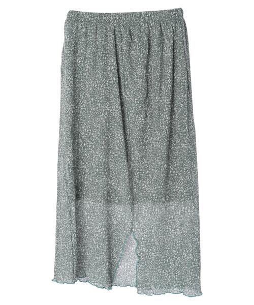 Green Parks(グリーンパークス)の「小花柄タイトスカート*(スカート・レディース・ブルー/グリーン・FREE)」の15枚目の写真