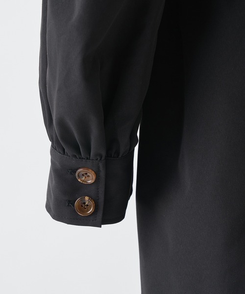 one after another NICE CLAUP(ワンアフターアナザーナイスクラップ)の「パリジェンヌ風ミドルトレンチコート(トレンチコート・レディース・ブラック/ベージュ・FREE)」の18枚目の写真