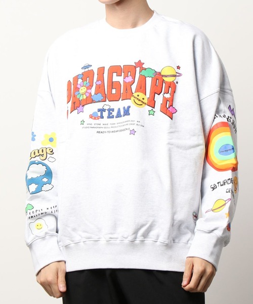 Paragraph/パラグラフ/ハッピーロゴプルオーバースウェット/HappyLogoSweat/PARAGRAPH_NO.43
