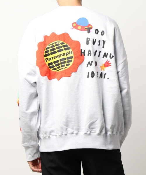 Paragraph/パラグラフ/ハッピーロゴプルオーバースウェット/HappyLogoSweat/PARAGRAPH_NO.43