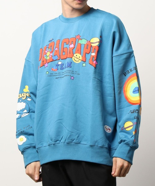 Paragraph/パラグラフ/ハッピーロゴプルオーバースウェット/HappyLogoSweat/PARAGRAPH_NO.43