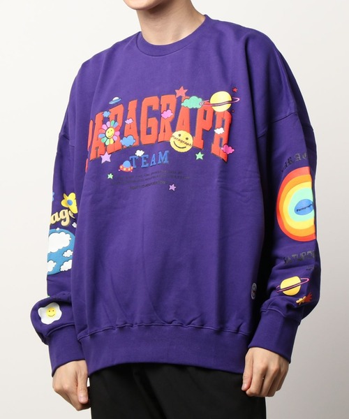 Paragraph/パラグラフ/ハッピーロゴプルオーバースウェット/HappyLogoSweat/PARAGRAPH_NO.43