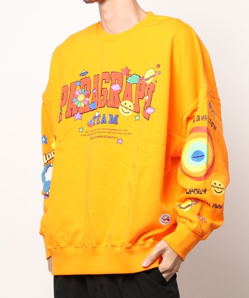 Paragraph/パラグラフ/ハッピーロゴプルオーバースウェット/HappyLogoSweat/PARAGRAPH_NO.43