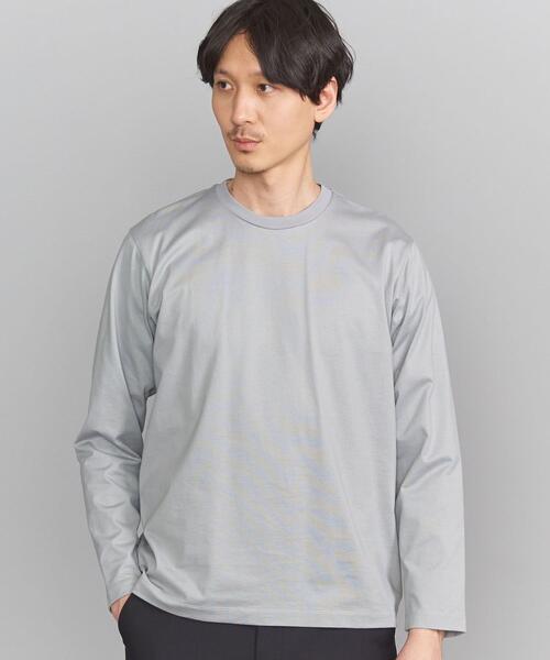 BEAUTY&YOUTH UNITED ARROWS（ビューティーアンドユースユナイテッドアローズ）の「BY ハイゲージ コットン カットソー（Tシャツ/カットソー・メンズ・ホワイト/ブラック/ロイヤルブルー/ライトグレー/オリーブ/その他1/ベージュ・M/S/L/XL）」の7枚目の写真