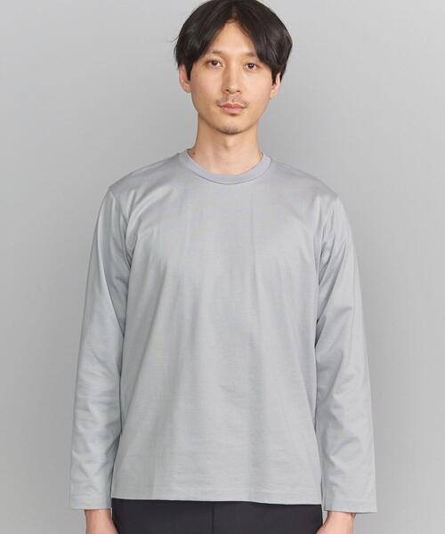 BEAUTY&YOUTH UNITED ARROWS（ビューティーアンドユースユナイテッドアローズ）の「BY ハイゲージ コットン カットソー（Tシャツ/カットソー・メンズ・ホワイト/ブラック/ロイヤルブルー/ライトグレー/オリーブ/その他1/ベージュ・M/S/L/XL）」の12枚目の写真
