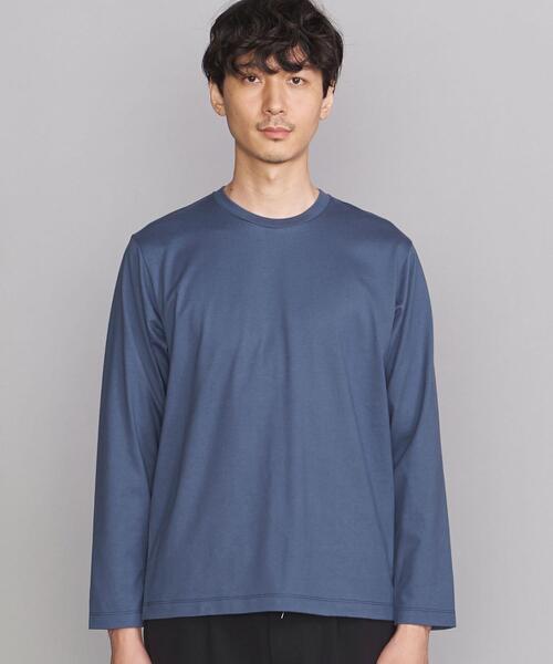 BEAUTY&YOUTH UNITED ARROWS（ビューティーアンドユースユナイテッドアローズ）の「BY ハイゲージ コットン カットソー（Tシャツ/カットソー・メンズ・ホワイト/ブラック/ロイヤルブルー/ライトグレー/オリーブ/その他1/ベージュ・M/S/L/XL）」の14枚目の写真