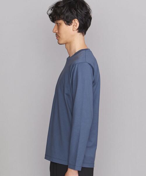 BEAUTY&YOUTH UNITED ARROWS（ビューティーアンドユースユナイテッドアローズ）の「BY ハイゲージ コットン カットソー（Tシャツ/カットソー・メンズ・ホワイト/ブラック/ロイヤルブルー/ライトグレー/オリーブ/その他1/ベージュ・M/S/L/XL）」の9枚目の写真