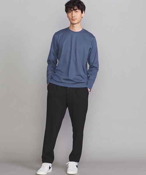 BEAUTY&YOUTH UNITED ARROWS（ビューティーアンドユースユナイテッドアローズ）の「BY ハイゲージ コットン カットソー（Tシャツ/カットソー・メンズ・ホワイト/ブラック/ロイヤルブルー/ライトグレー/オリーブ/その他1/ベージュ・M/S/L/XL）」の11枚目の写真