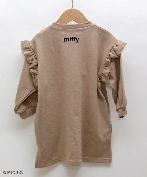 JAM & LINK（ジャムアンドリンク）の「miffy/ ミッフィー　スエットフリルワンピース（ワンピース・キッズ・ベージュ/ミント/チャコールグレー・90cm/120cm/140cm/110cm/130cm/100cm）」の7枚目の写真