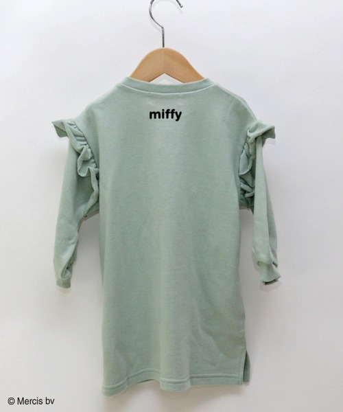 JAM & LINK（ジャムアンドリンク）の「miffy/ ミッフィー　スエットフリルワンピース（ワンピース・キッズ・ベージュ/ミント/チャコールグレー・90cm/120cm/140cm/110cm/130cm/100cm）」の6枚目の写真