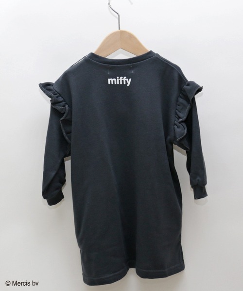 JAM & LINK（ジャムアンドリンク）の「miffy/ ミッフィー　スエットフリルワンピース（ワンピース・キッズ・ベージュ/ミント/チャコールグレー・90cm/120cm/140cm/110cm/130cm/100cm）」の5枚目の写真