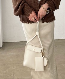 Shelly island | フェイクレザーマルチポシェット(ショルダーバッグ)