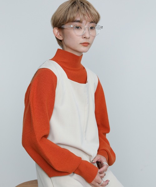 select MOCA（セレクトモカ）の「フルリムクリアレンズメガネ（メガネ・レディース・ブラック/ダークブラウン/クリア・FREE）」の5枚目の写真