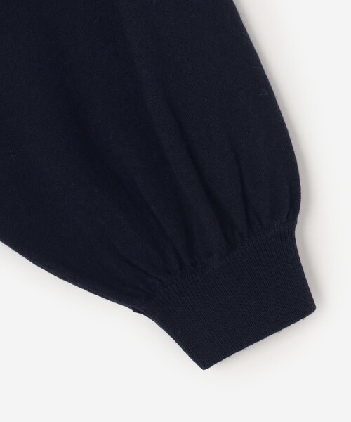 ORCIVAL（オーシバル）の「ORCIVAL | ギャザースリーブ ニットカーディガン WOMEN（カーディガン/ボレロ・レディース・ブラック/ネイビー・1）」の5枚目の写真