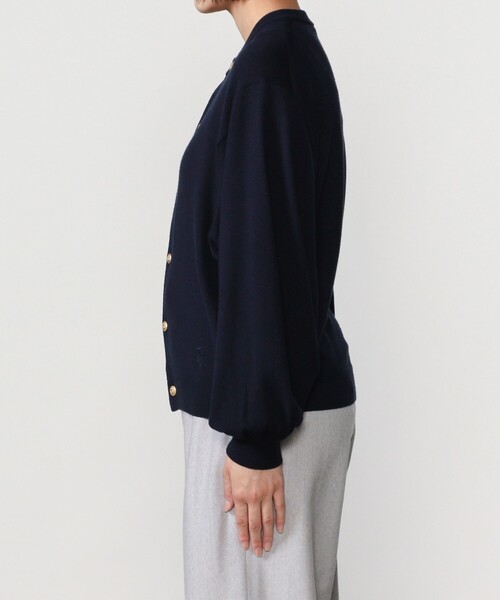 ORCIVAL（オーシバル）の「ORCIVAL | ギャザースリーブ ニットカーディガン WOMEN（カーディガン/ボレロ・レディース・ブラック/ネイビー・1）」の10枚目の写真