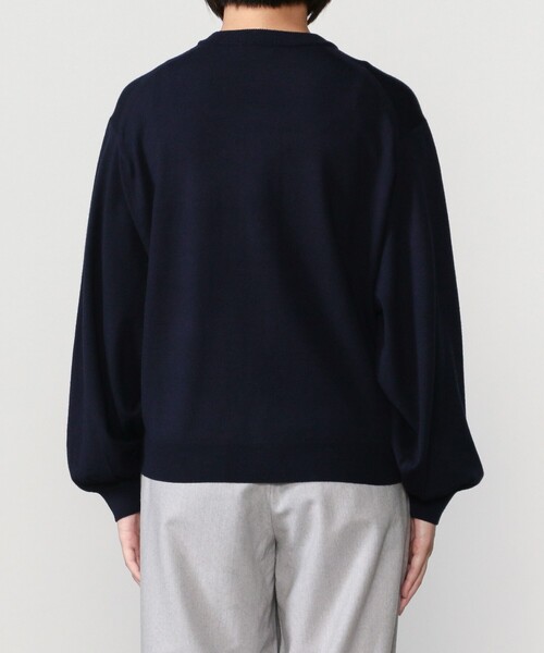 ORCIVAL（オーシバル）の「ORCIVAL | ギャザースリーブ ニットカーディガン WOMEN（カーディガン/ボレロ・レディース・ブラック/ネイビー・1）」の11枚目の写真