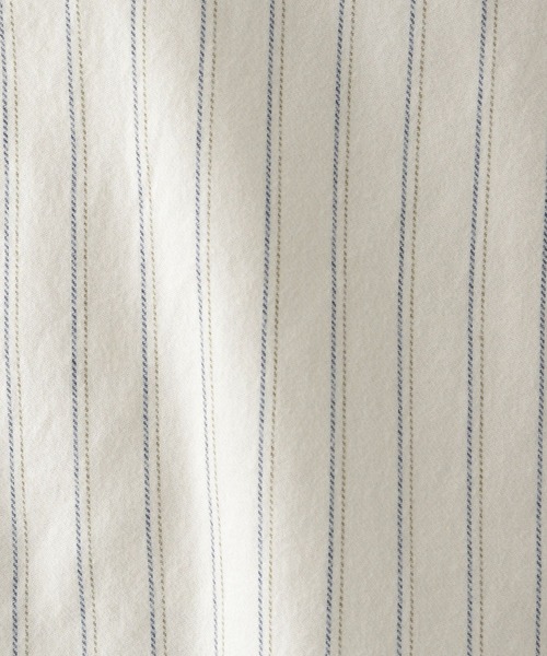 GLOBAL WORK（グローバルワーク）の「ソフトタッチネルバンドカラー/955252（シャツ/ブラウス・メンズ・オフホワイト/ホワイト系その他/スミクロ/グレー系その他/ブラウン系その他/ブラウン系その他2/ベージュ/ライトグリーン/グリーン系その他/ライトブルー/ネイビー系/ボルドー・SMALL/MEDIUM/LARGE/X-LARGE）」の21枚目の写真