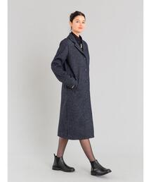 agnes b.（アニエスベー）の「JGT5 MANTEAU 千鳥格子チェスターコート