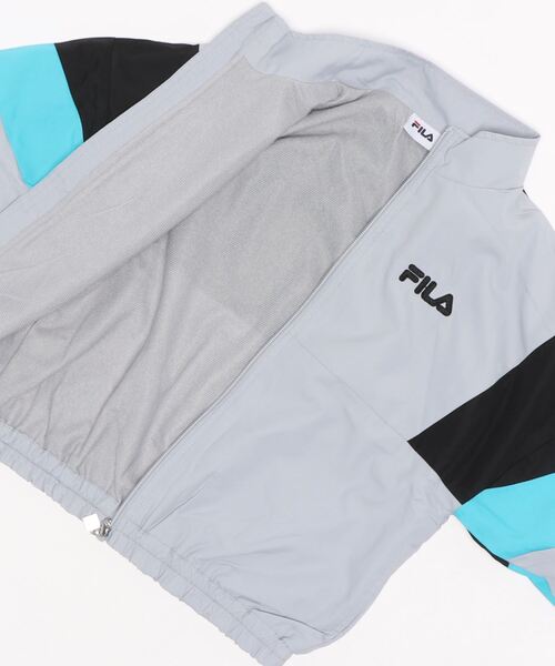 FILA(フィラ)の「【FILA】スタンドジップブルゾン(ブルゾン・キッズ・グレー/ブラック・155/130/140/105/120)」の3枚目の写真