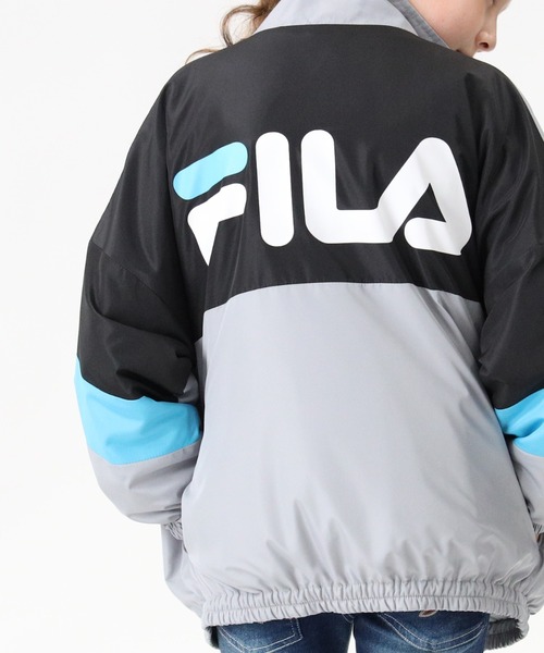 FILA(フィラ)の「【FILA】スタンドジップブルゾン(ブルゾン・キッズ・グレー/ブラック・155/130/140/105/120)」の14枚目の写真
