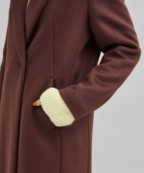 city（シティ）の「【CITY】スーパー140チェスターコート（チェスターコート・レディース・イエロー/ブラック/ブラウン/ライトグレー・2/1）」の10枚目の写真