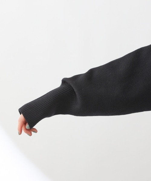 COLONY 2139(コロニートゥーワンスリーナイン)の「【WEB・一部店舗限定】【2点SET】リサイクルポリPBTニット(プルオーバー&スカートセット)(セットアップ・レディース・ブラック/ベージュ・MEDIUM/LARGE)」の10枚目の写真