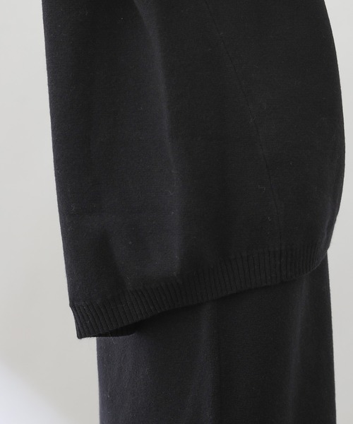 COLONY 2139(コロニートゥーワンスリーナイン)の「【WEB・一部店舗限定】【2点SET】リサイクルポリPBTニット(プルオーバー&スカートセット)(セットアップ・レディース・ブラック/ベージュ・MEDIUM/LARGE)」の18枚目の写真