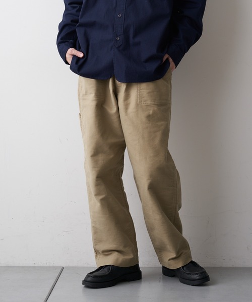 CIAOPANIC TYPY（チャオパニックティピー）の「【GEVACO / ゲバコ】 モールスキンフレンチワークパンツ（その他パンツ・メンズ・ベージュ/ネイビー/カーキ・S/M/L）」の4枚目の写真
