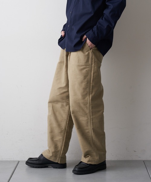 CIAOPANIC TYPY（チャオパニックティピー）の「【GEVACO / ゲバコ】 モールスキンフレンチワークパンツ（その他パンツ・メンズ・ベージュ/ネイビー/カーキ・S/M/L）」の5枚目の写真