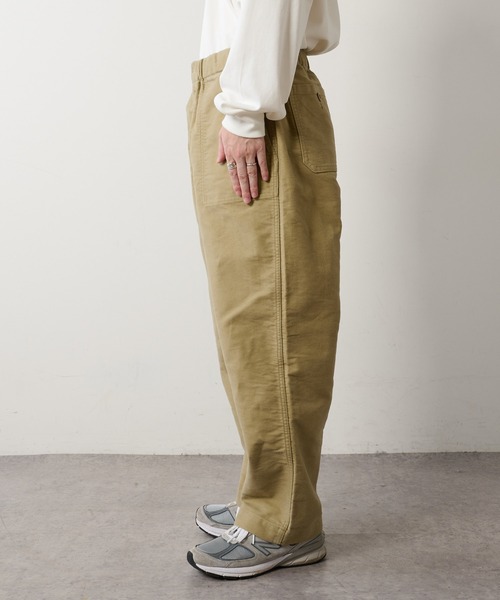 CIAOPANIC TYPY（チャオパニックティピー）の「【GEVACO / ゲバコ】 モールスキンフレンチワークパンツ（その他パンツ・メンズ・ベージュ/ネイビー/カーキ・S/M/L）」の11枚目の写真