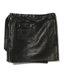International Gallery BEAMS（インターナショナルギャラリービームス）の「IG / レザー ラップスカート（スカート・メンズ）」