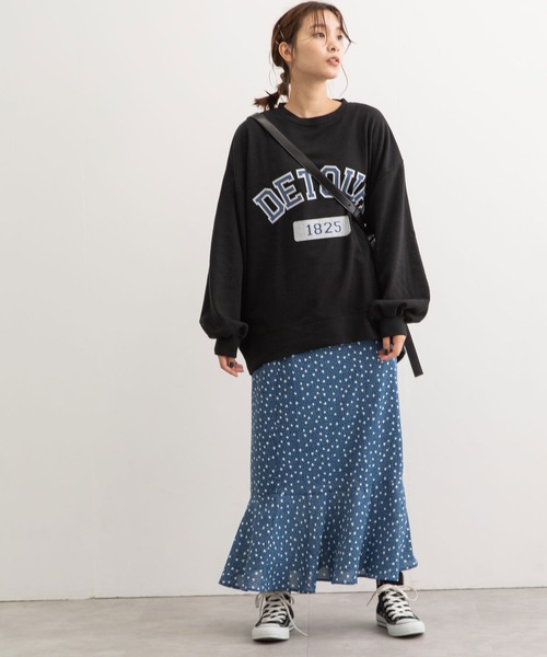 POU DOU DOU(プードゥドゥ)の「プリントマーメイドスカート(スカート・レディース・ブラウン/ブルー/グリーン・3)」の21枚目の写真