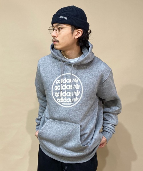 adidas(アディダス)の「adidas skateboarding/アディダススケートボーディング パーカー 421214307(パーカー・メンズ・グレー・XO/L/O)」の5枚目の写真