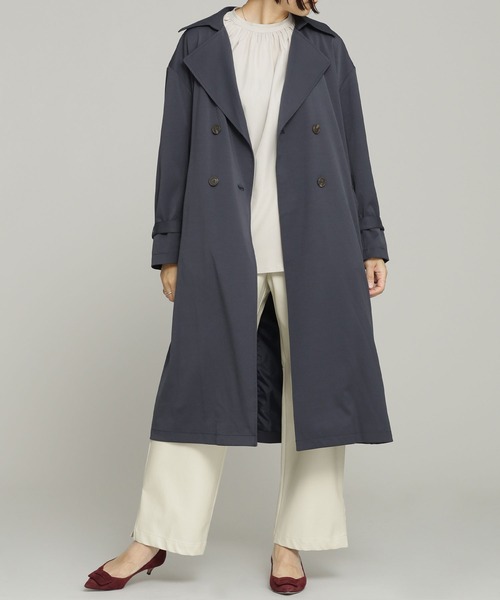 オーバーシルエットトレンチコート