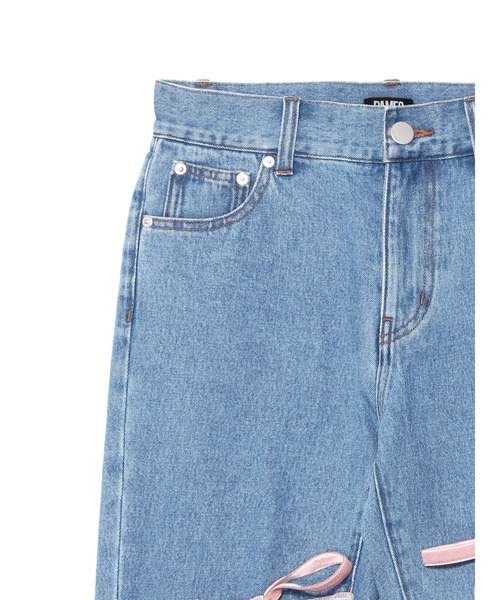 PAMEO POSE（パメオポーズ）の「Dolores Denim Pants（デニムパンツ・レディース・スカイブルー/ブラック/インディゴブルー・SMALL/MEDIUM）」の15枚目の写真