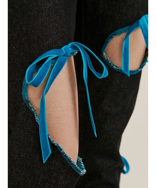 PAMEO POSE（パメオポーズ）の「Dolores Denim Pants（デニムパンツ・レディース・スカイブルー/ブラック/インディゴブルー・SMALL/MEDIUM）」の22枚目の写真