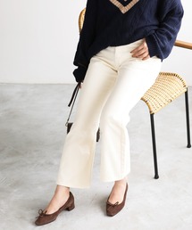 LE DENIM フレアパンツ【洗濯機使用可能】◆