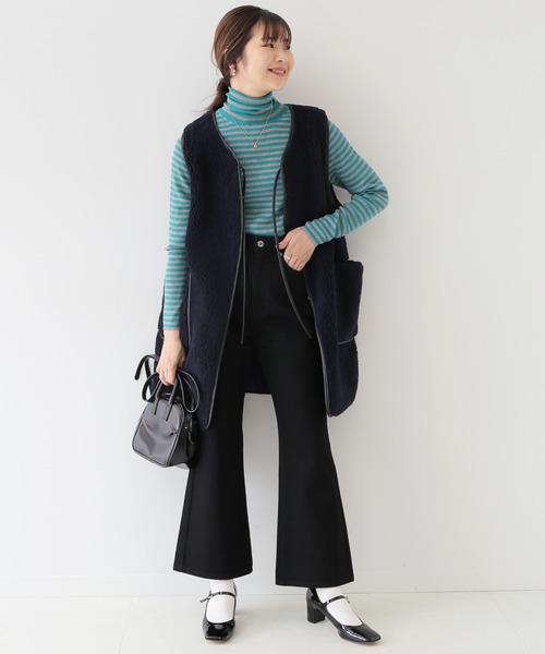 SLOBE IENA（スローブイエナ）の「LE DENIM フレアパンツ【洗濯機使用可能】◆（デニムパンツ・レディース・ブラック/グレー/ナチュラル・36/40/38）」の18枚目の写真