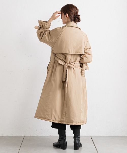 prose verse（プロズヴェール）の「中綿入りトレンチコート（トレンチ